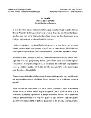 Resumen El Delfín