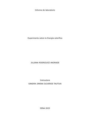 Informe De Laboratorio