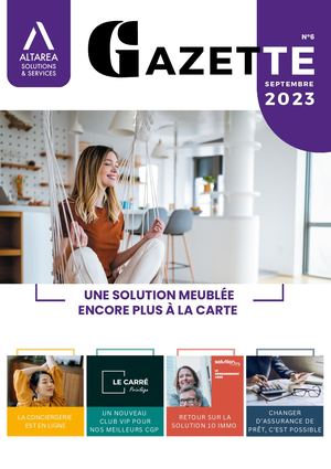 Gazette Altarea Solutions & Services N°6 Sept 2023