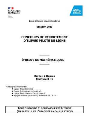 Annales Maths Epl 2023