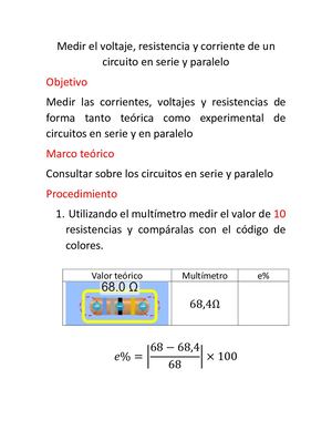 Laboratorio resistores