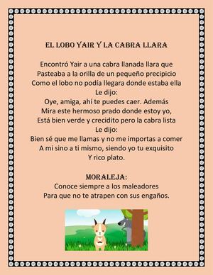 El Lobo Yair Y La Cabra Llara