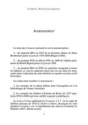 Corpus%20nostradamique