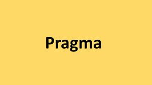 Pragma