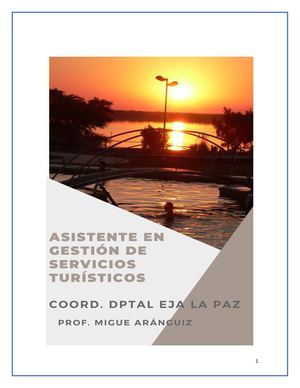 Cuadernillo Asistente Turistico