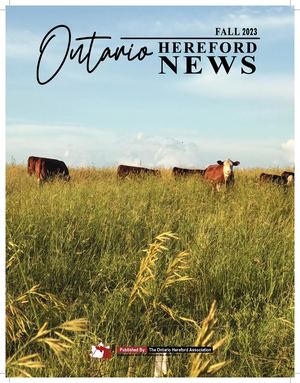 Ontario Hereford News Summer/Fall 2023