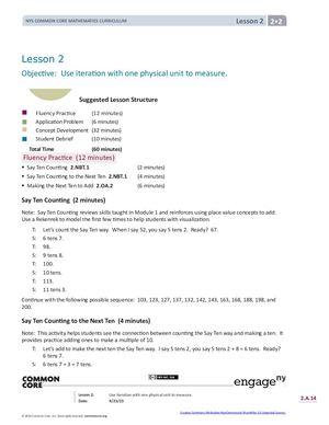 Math Program M2 Calaméo - Math G2 M2 Topic A Lesson 2