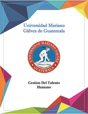 Semana 9 De Gestion Del Talento Humano