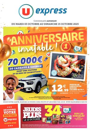 CATALOGUE DU 03 AU 15 OCTOBRE 2023 -U EXPRESS