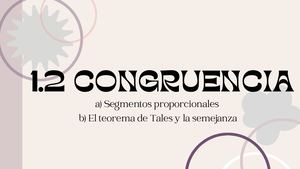 Congruencia Segmentos Proporcionales, Teorema De Tales Y Semejanza (1)