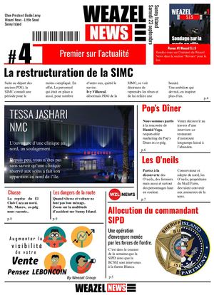 Journal Weazel News édition 4