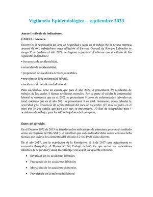 Vigilancia Epidemiológica