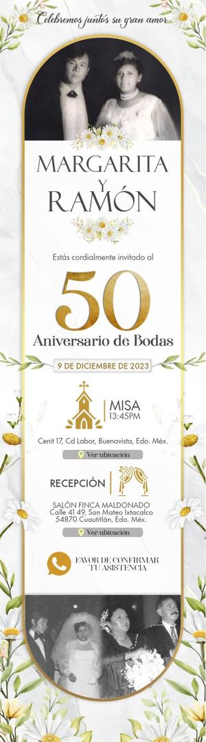 Invitacion 50 Aniversario