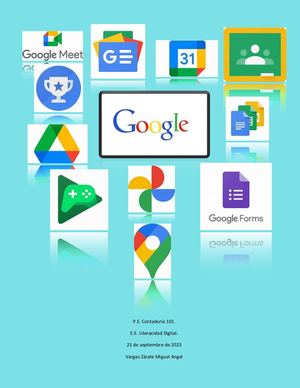 Uso y aplicación de las herramientas de Google apps