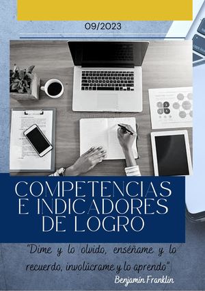 Competencias E Indicadores De Logro