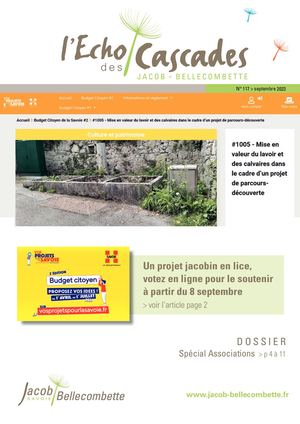 Echo Cascades 117 - SEPTEMBRE 2023