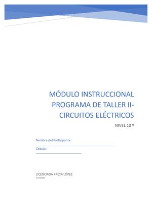Modulo De Electricidad