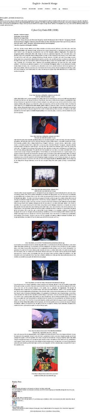Englishanimemanga Blogspot Com 2023 09 Cyber City Oedo 808 1990