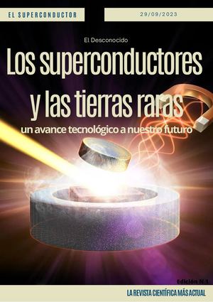 Portada De Revista De Ciencia Elegante Moderno Azul Y Amarillo