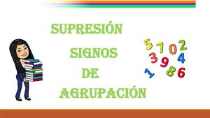 Supresión Signos De Agrupación Números Z