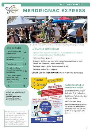 Merdrignac Express n°211 Septembre 2023