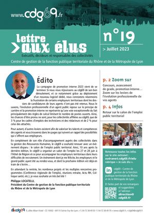 Lettre aux Élus n°19