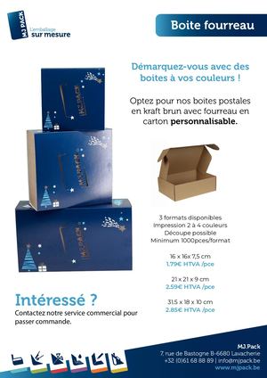 Tarifs Boites Fourreau MJ