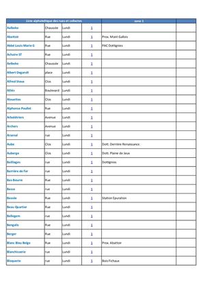 Index Rue Zone 1 2023