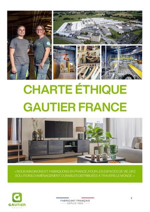 Charte Ethique Gautier 2023