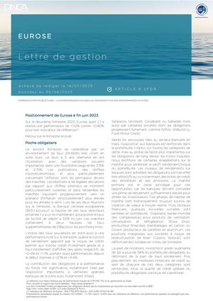 Retail Eurose Lettre De Gestion T2 2023