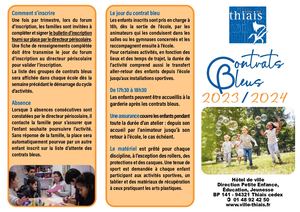 Contrats Bleus 2023 2024