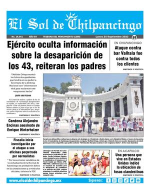 El Sol De Chilpancingo 25 Septiembre 2023