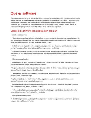 Que Es Software