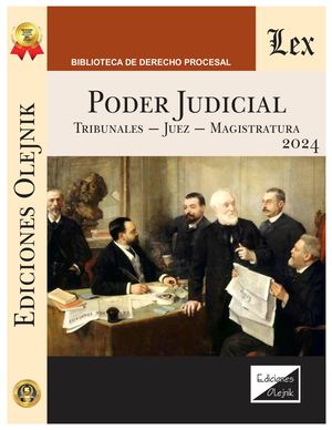 CATÁLOGO  PODER JUDICIAL EDICIONES OLEJNIK 2024