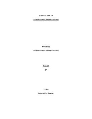 Valery Andrea Perez Sanchez Plan Clase