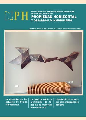 Revista Propiedad Horizontal y desarrollo Inmobiliario Setiembre 2023 Ph 193