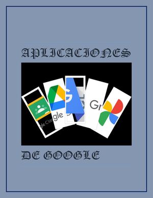 APLICACIONES DE GOOGLE