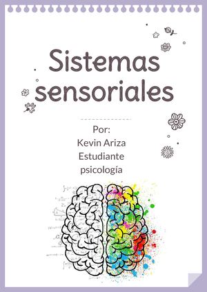 Sistemas sensoriales por Kevin Ariza