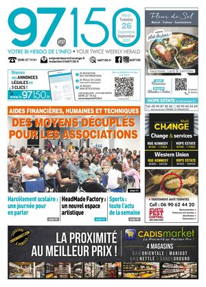Journal le 97150 - Edition du mardi 26 septembre 2023 - N°737