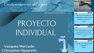 Contaminacion del Agua Proyecto Individual