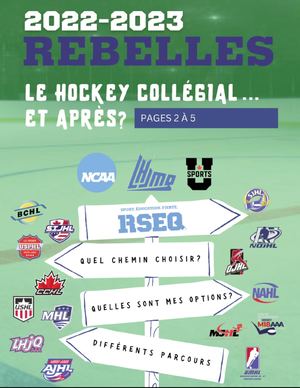 Programme souvenir Hockey Rebelles 2022-2023