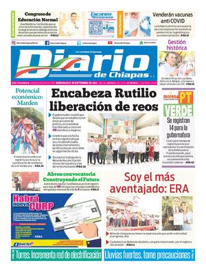 Portada, Miércoles 27 De Septiembre De 2023