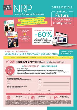 NRP NEO Offre Spéciale