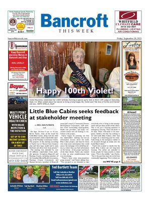 Bancroft This Week September 29, 2023