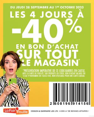 40 Réduction La Foir'fouille Cesson