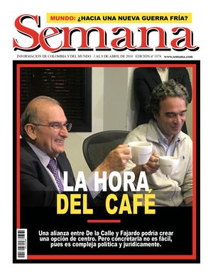 Diagramación portada, contraportada y artículo revista SEMANA