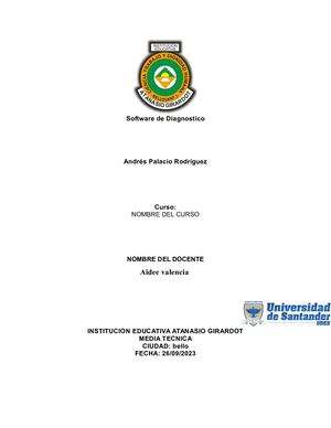 Software de Diagnostico