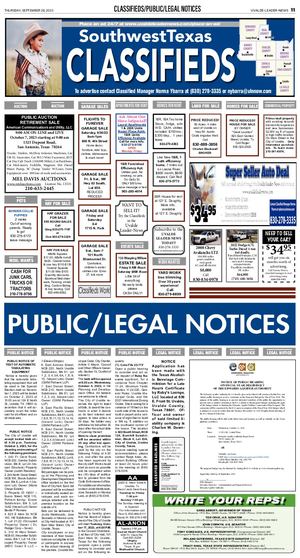 Calaméo - Classifieds 092823