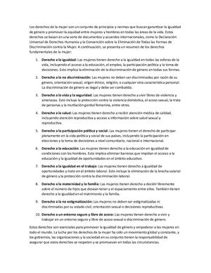Calaméo - Los Derechos De La Mujer