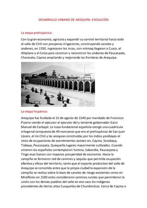 Desarrollo Urbano De Arequipa (2)